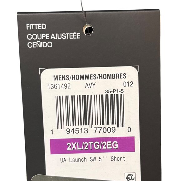 Men's Under Armour Launch Athletic Shorts 5" Size 2XL NWT - Picture 7 of 7